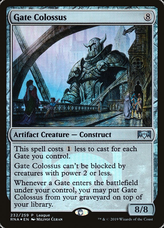 Gate Colossus (League) [Ravnica Allegiance Promos] | Galaxy Games LLC