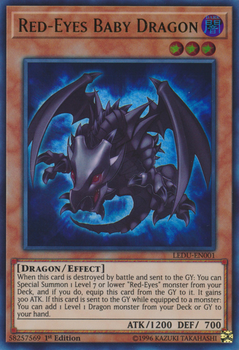 Red-Eyes Baby Dragon [LEDU-EN001] Ultra Rare | Galaxy Games LLC