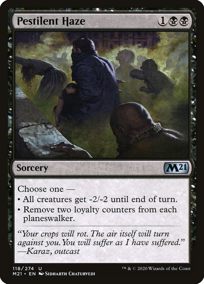 Pestilent Haze [Core Set 2021] | Galaxy Games LLC