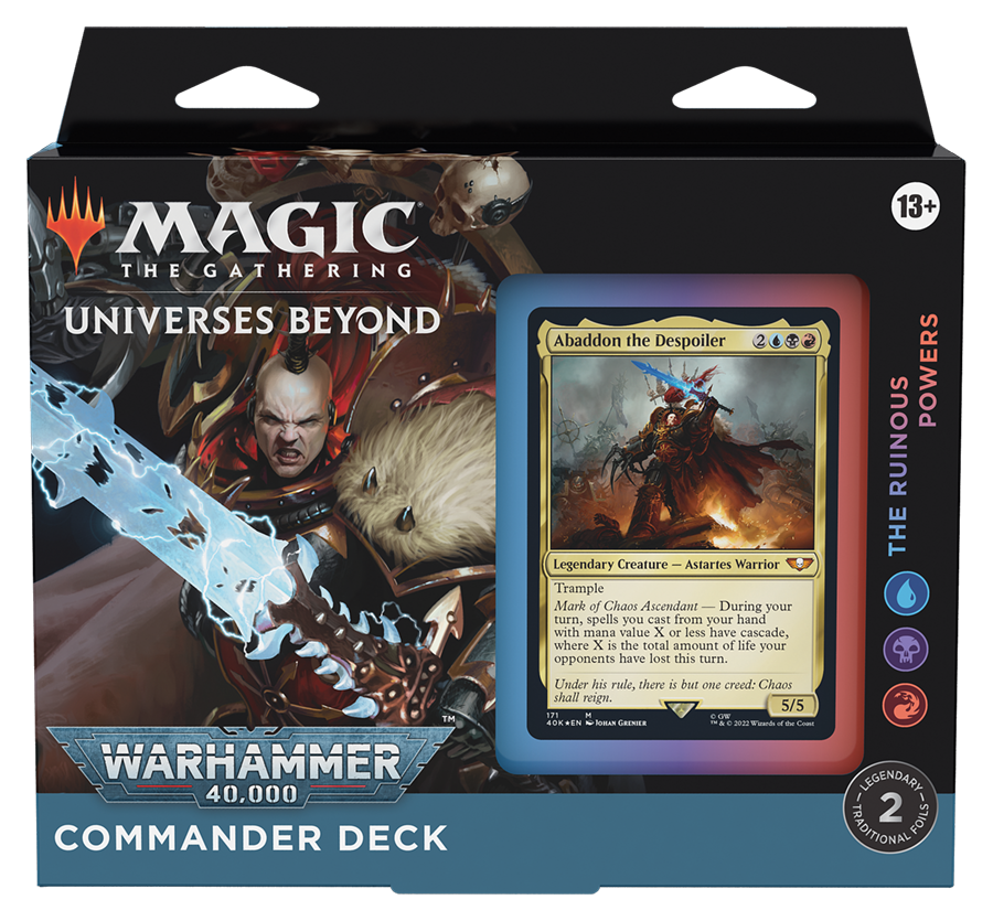 Warhammer 40,000 - Commander Deck (The Ruinous Powers) | Galaxy Games LLC