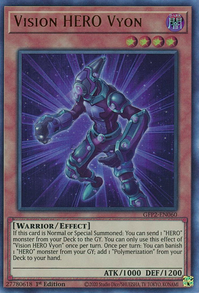 Vision HERO Vyon [GFP2-EN060] Ultra Rare | Galaxy Games LLC