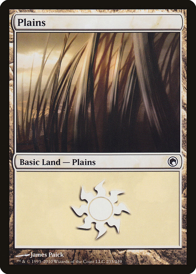 Plains (233) [Scars of Mirrodin] | Galaxy Games LLC