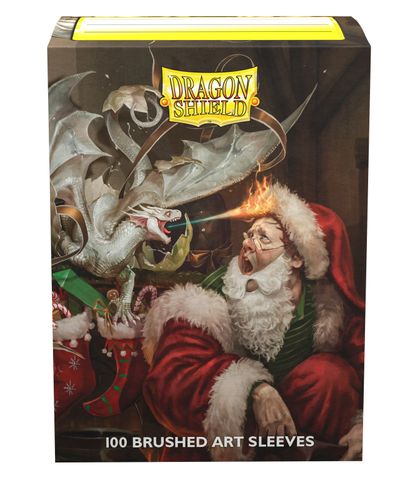 Dragon Shield Limited Edition Art Brushed Sleeves - Christmas 2021 (100-Pack) | Galaxy Games LLC