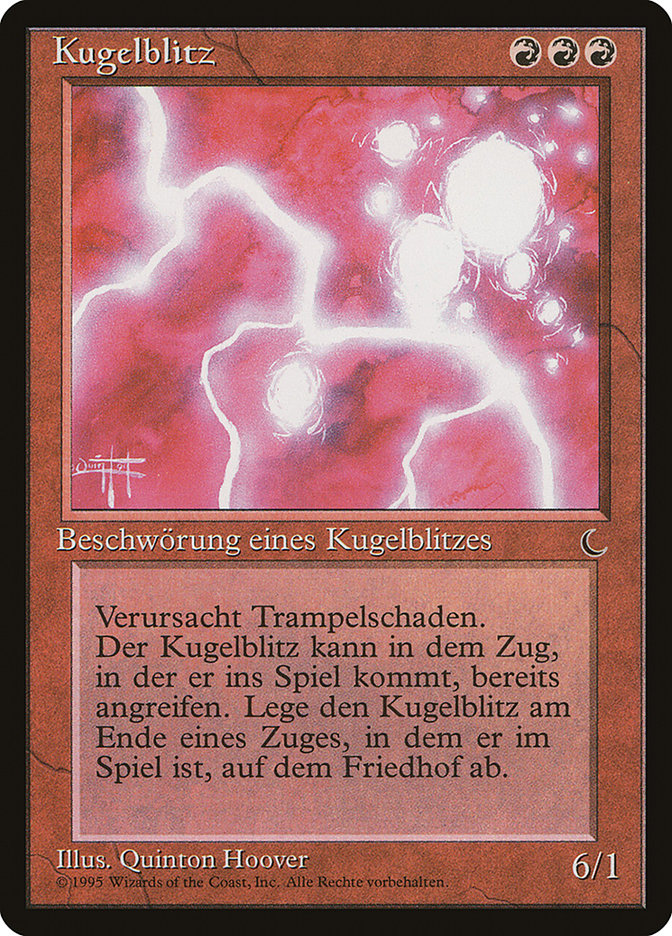 Ball Lightning (German) - "Kugelblitz" [Renaissance] | Galaxy Games LLC