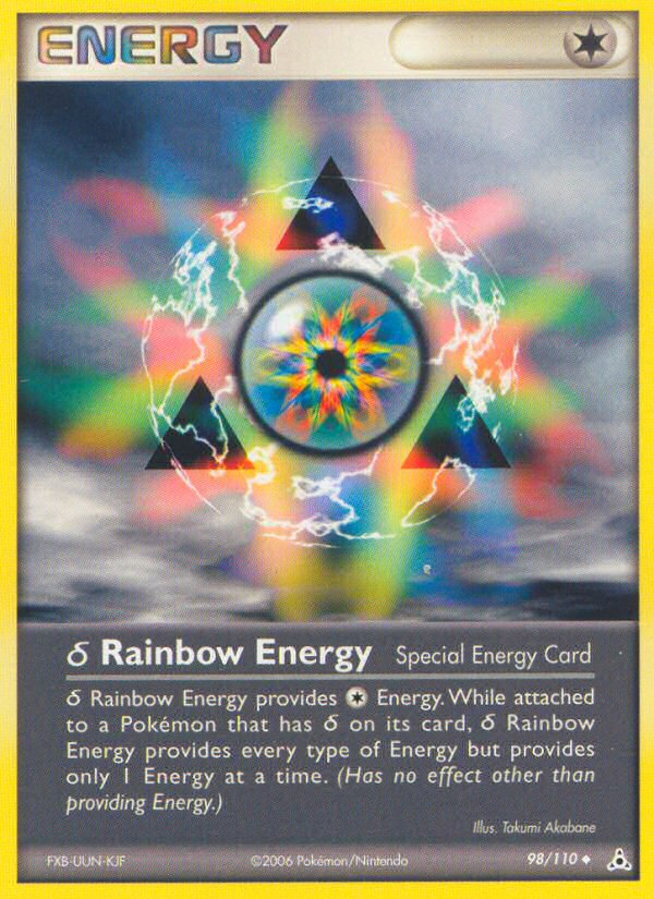 Rainbow Energy (98/110) (Delta Species) [EX: Holon Phantoms] | Galaxy Games LLC