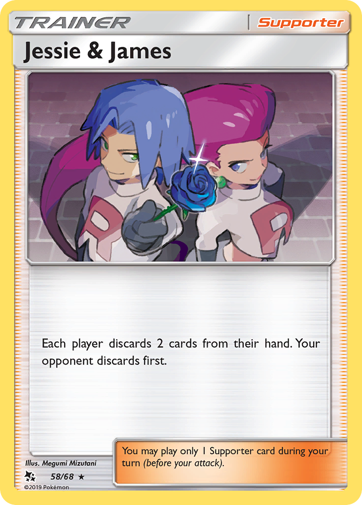 Jessie & James (58/68) [Sun & Moon: Hidden Fates] | Galaxy Games LLC