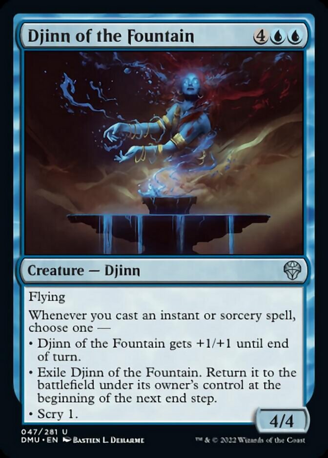 Djinn of the Fountain [Dominaria United] | Galaxy Games LLC