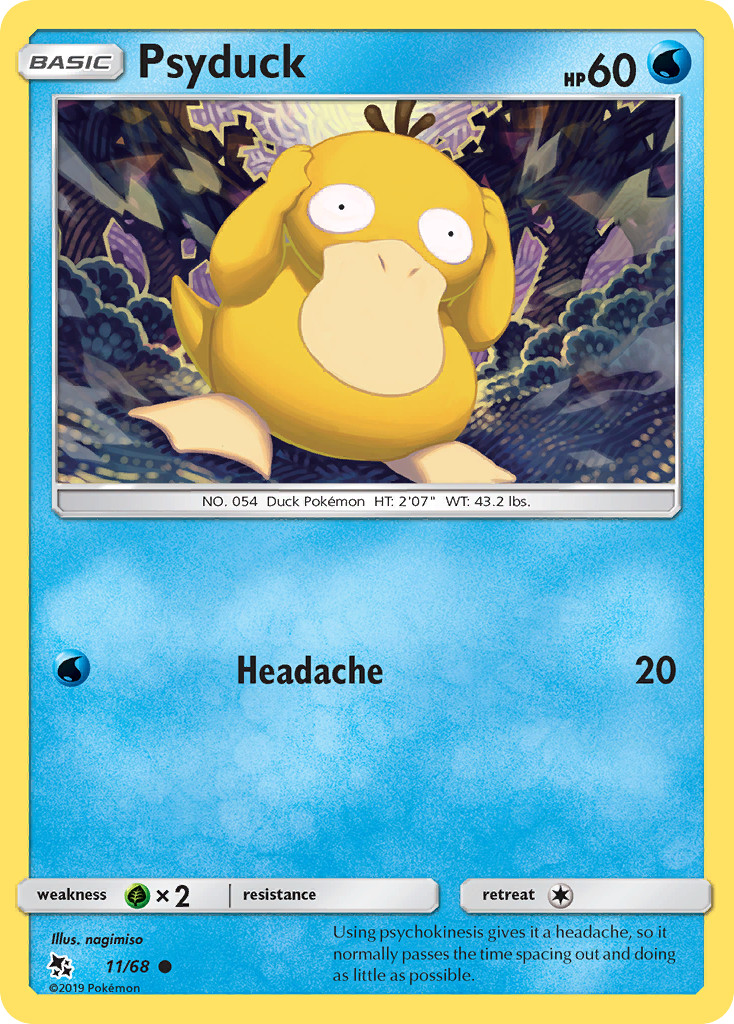 Psyduck (11/68) [Sun & Moon: Hidden Fates] | Galaxy Games LLC