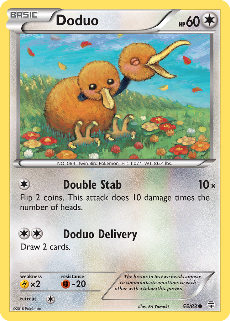 Doduo (55/83) [XY: Generations] | Galaxy Games LLC