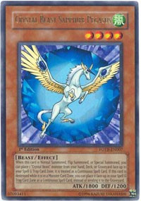 Crystal Beast Sapphire Pegasus [FOTB-EN007] Ultra Rare | Galaxy Games LLC