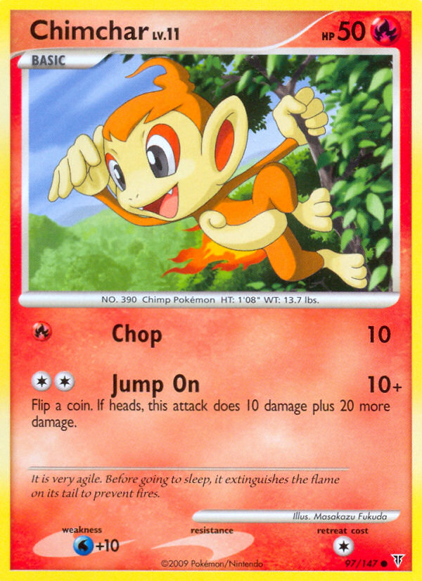 Chimchar (97/147) [Platinum: Supreme Victors] | Galaxy Games LLC