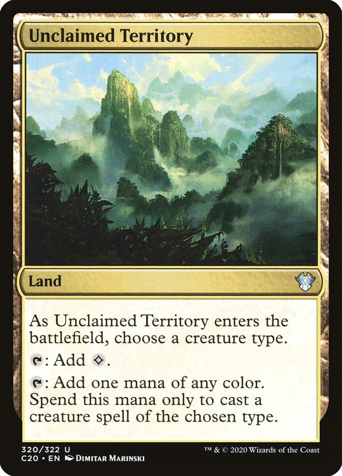 Unclaimed Territory [Commander 2020] | Galaxy Games LLC