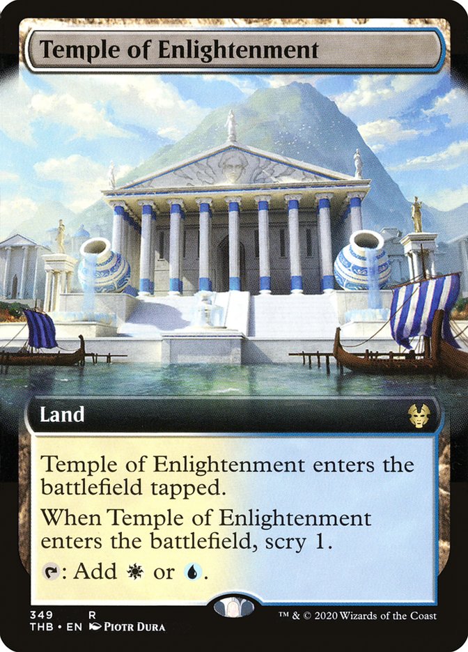 Temple of Enlightenment (Extended Art) [Theros Beyond Death] | Galaxy Games LLC