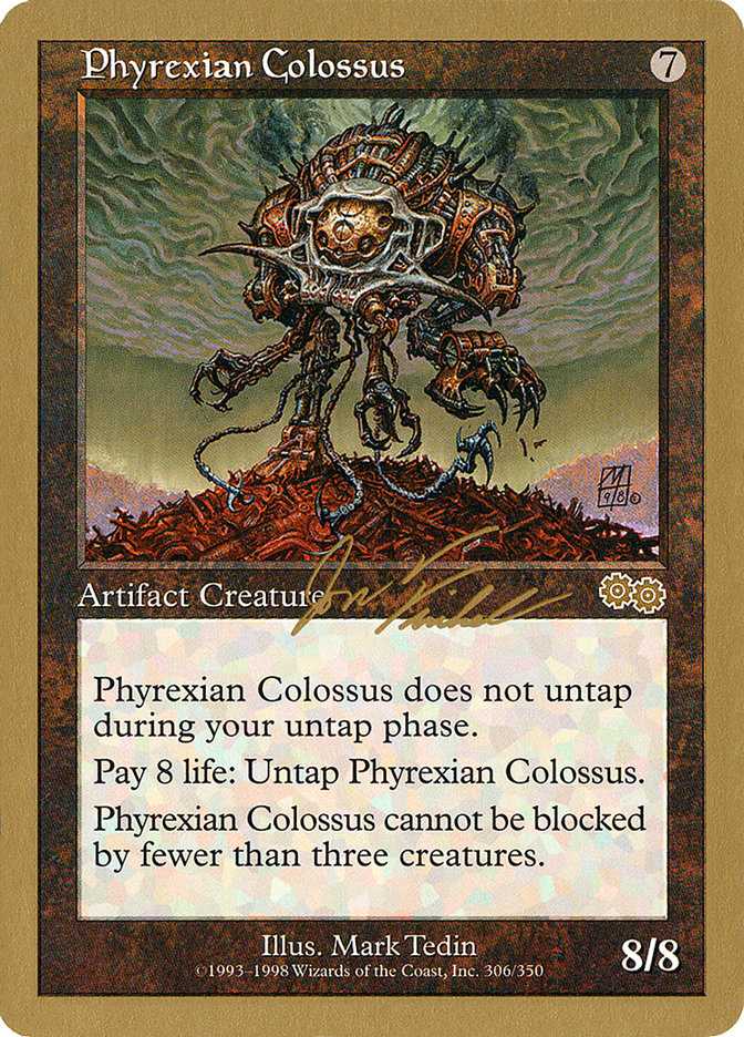 Phyrexian Colossus (Jon Finkel) [World Championship Decks 2000] | Galaxy Games LLC