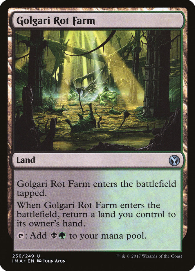 Golgari Rot Farm [Iconic Masters] | Galaxy Games LLC