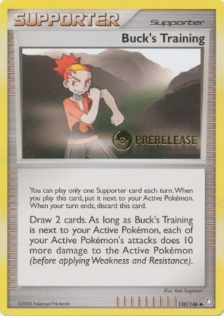 Bucks Training (130/146) (Prerelease Promo) [Diamond & Pearl: Legends Awakened] | Galaxy Games LLC