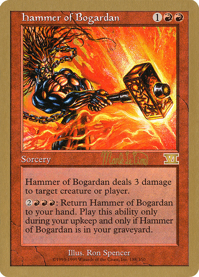Hammer of Bogardan (Mark Le Pine) [World Championship Decks 1999] | Galaxy Games LLC