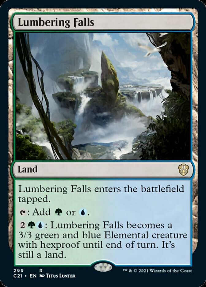 Lumbering Falls [Commander 2021] | Galaxy Games LLC