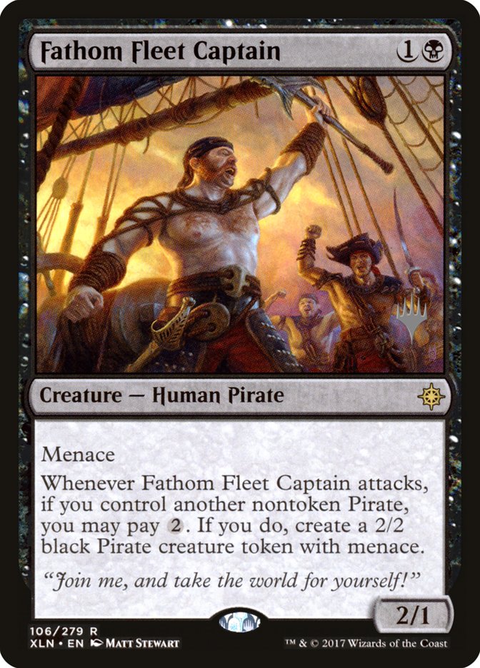 Fathom Fleet Captain (Promo Pack) [Ixalan Promos] | Galaxy Games LLC