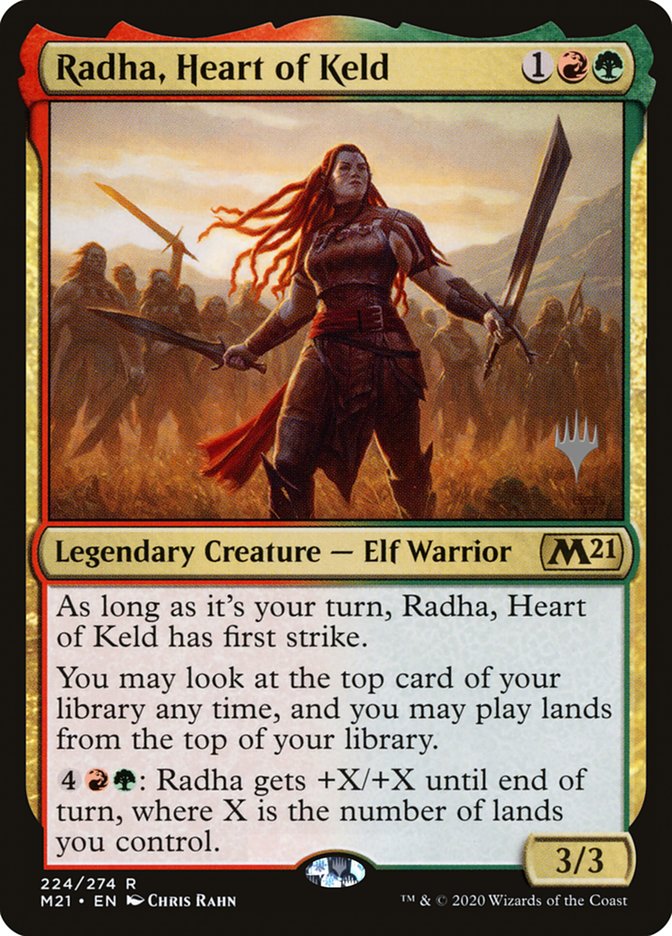 Radha, Heart of Keld (Promo Pack) [Core Set 2021 Promos] | Galaxy Games LLC