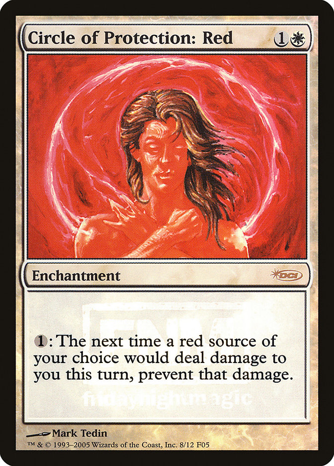 Circle of Protection: Red [Friday Night Magic 2005] | Galaxy Games LLC