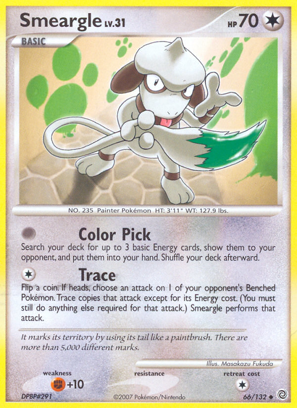 Smeargle (66/132) [Diamond & Pearl: Secret Wonders] | Galaxy Games LLC