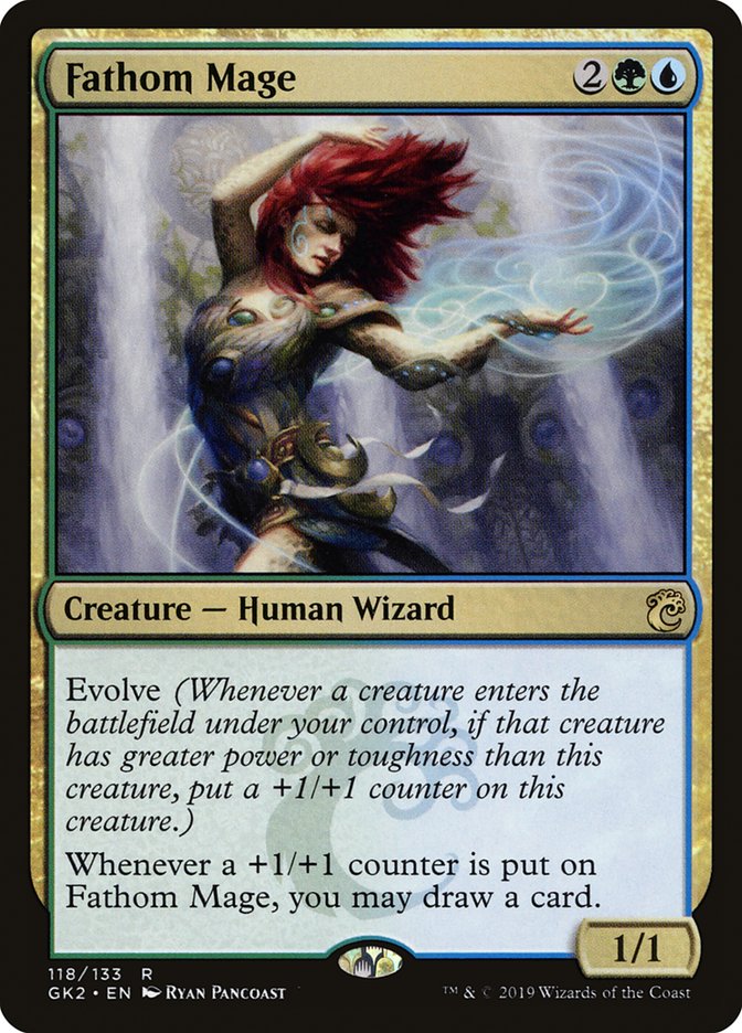 Fathom Mage [Ravnica Allegiance Guild Kit] | Galaxy Games LLC