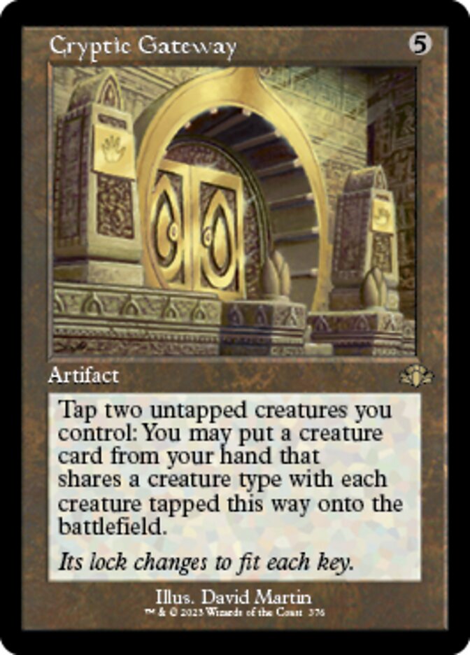 Cryptic Gateway (Retro) [Dominaria Remastered] | Galaxy Games LLC