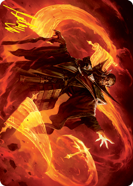 Plargg, Dean of Chaos Art Card (Gold-Stamped Signature) [Strixhaven: School of Mages Art Series] | Galaxy Games LLC