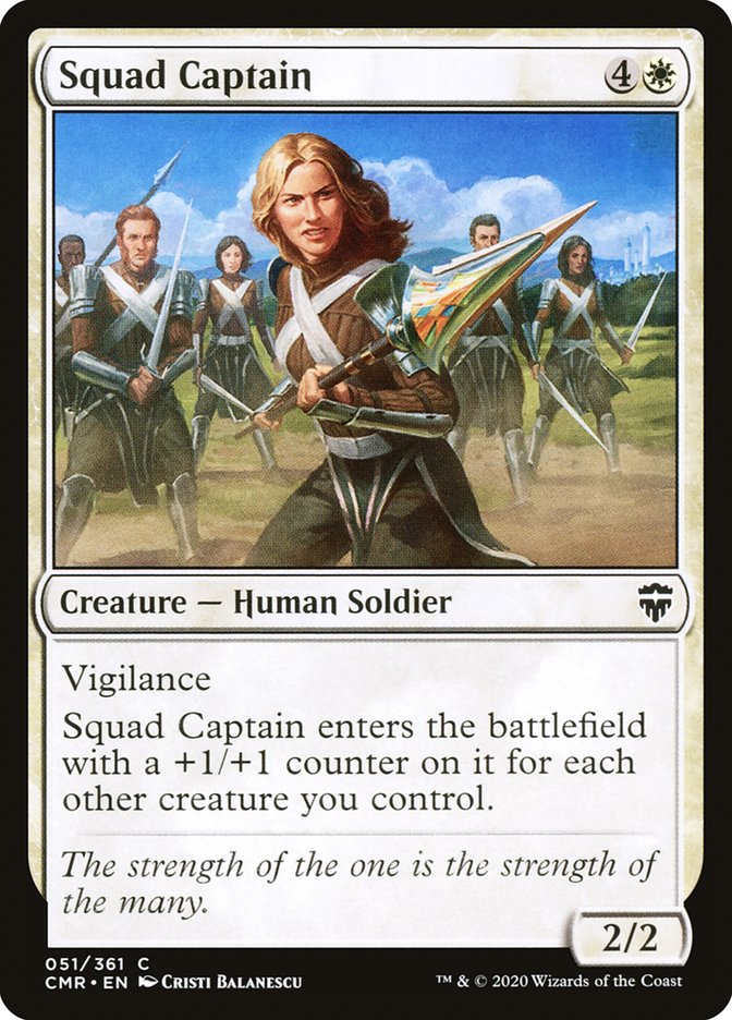 Squad Captain [Commander Legends] | Galaxy Games LLC