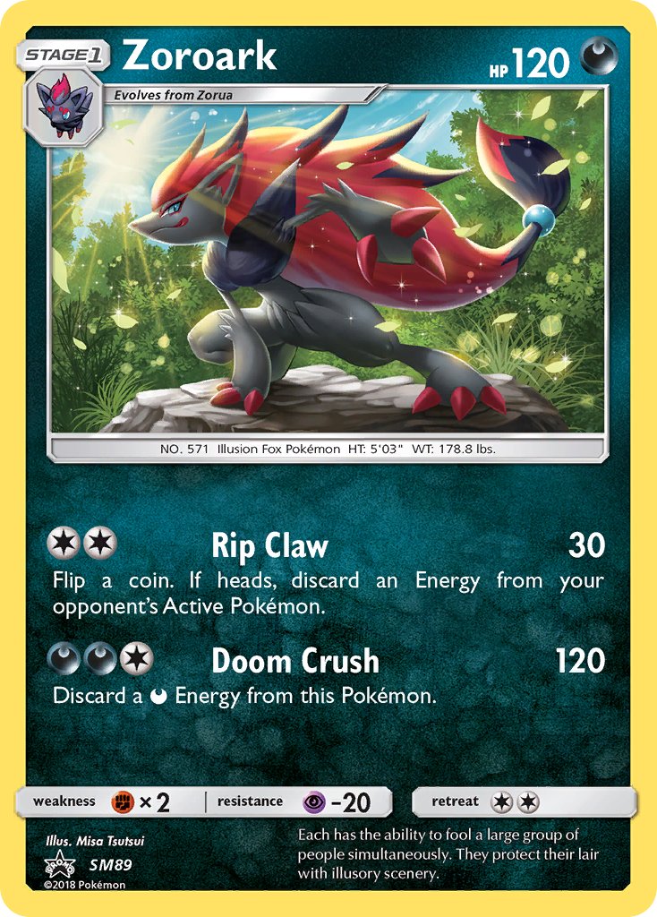 Zoroark (SM89) [Sun & Moon: Black Star Promos] | Galaxy Games LLC