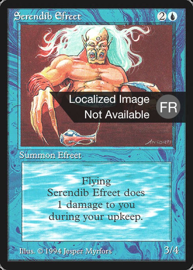 Serendib Efreet [Foreign Black Border] | Galaxy Games LLC