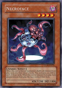 Necroface [GLAS-EN090] Secret Rare | Galaxy Games LLC