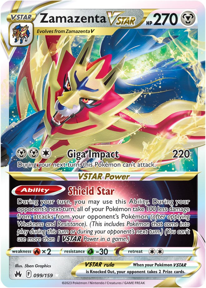 Zamazenta VSTAR (099/159) [Sword & Shield: Crown Zenith] | Galaxy Games LLC