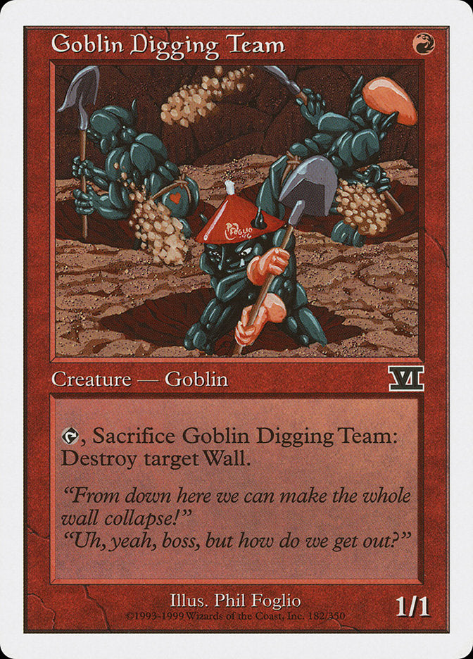 Goblin Digging Team [Classic Sixth Edition] | Galaxy Games LLC