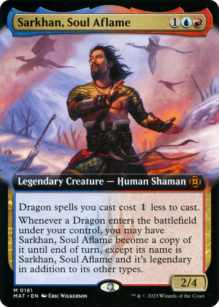 Sarkhan, Soul Aflame (Extended Art) [March of the Machine: The Aftermath] | Galaxy Games LLC