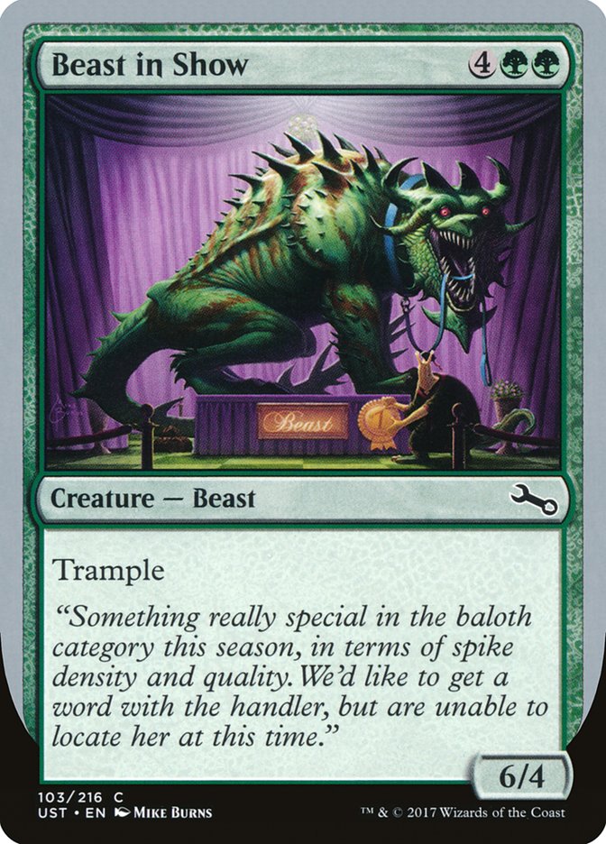 Beast in Show ("Something really special...") [Unstable] | Galaxy Games LLC