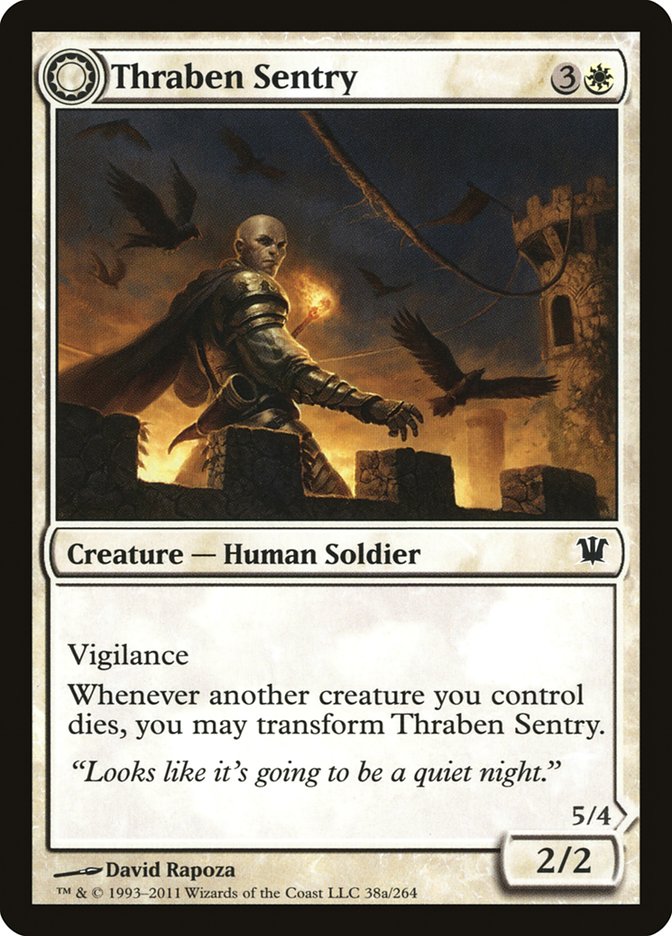 Thraben Sentry // Thraben Militia [Innistrad] | Galaxy Games LLC