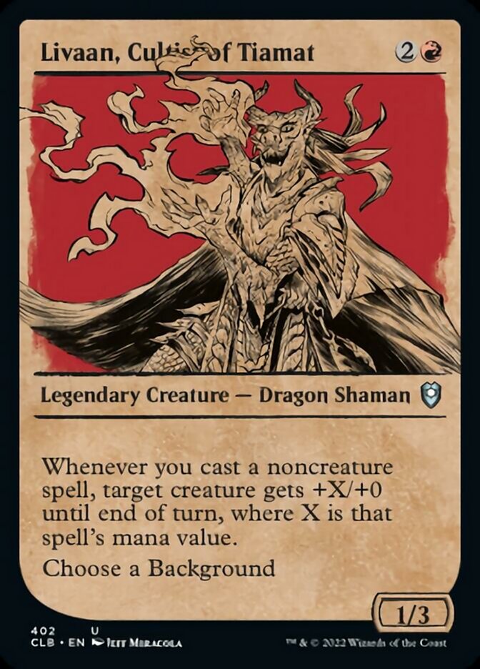 Livaan, Cultist of Tiamat (Showcase) [Commander Legends: Battle for Baldur's Gate] | Galaxy Games LLC
