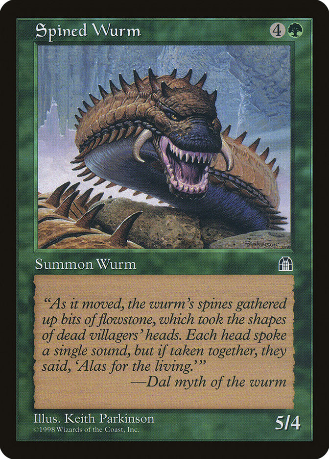 Spined Wurm [Stronghold] | Galaxy Games LLC