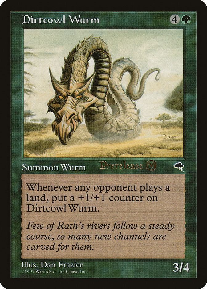 Dirtcowl Wurm [Tempest Promos] | Galaxy Games LLC