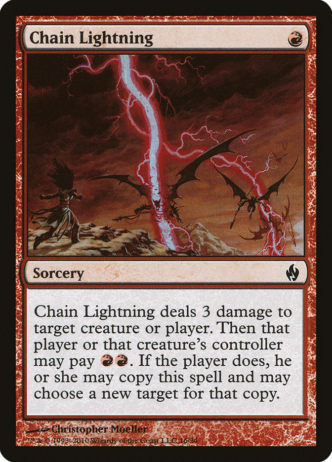 Chain Lightning [Premium Deck Series: Fire and Lightning] | Galaxy Games LLC