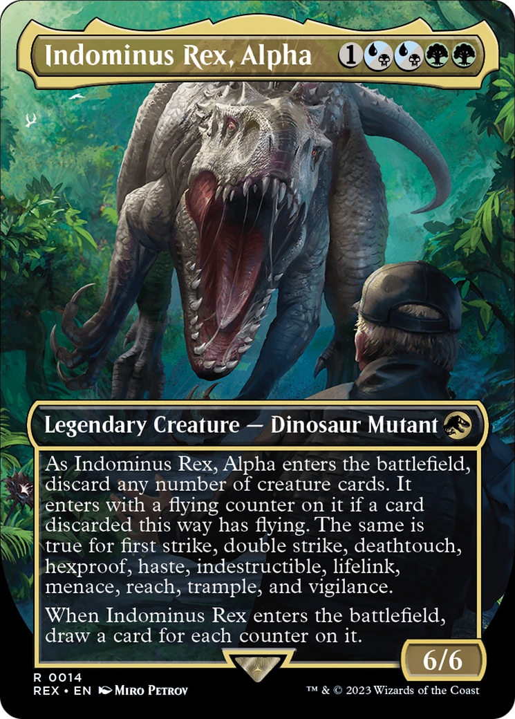 Indominus Rex, Alpha (Borderless) [Jurassic World Collection] | Galaxy Games LLC