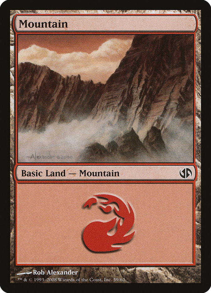 Mountain (59) [Duel Decks: Jace vs. Chandra] | Galaxy Games LLC