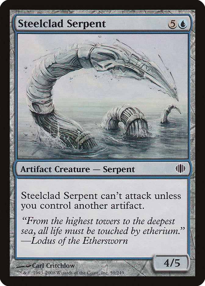 Steelclad Serpent [Shards of Alara] | Galaxy Games LLC