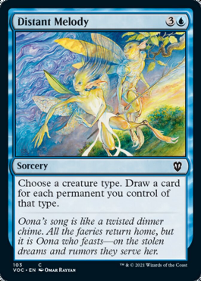 Distant Melody [Innistrad: Crimson Vow Commander] | Galaxy Games LLC