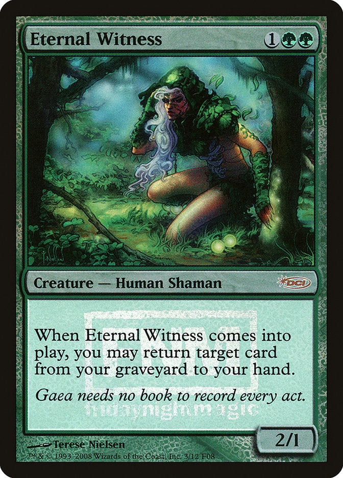 Eternal Witness [Friday Night Magic 2008] | Galaxy Games LLC