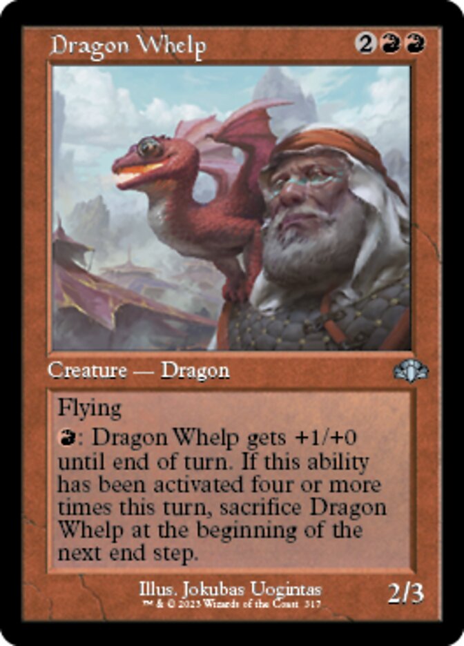 Dragon Whelp (Retro) [Dominaria Remastered] | Galaxy Games LLC