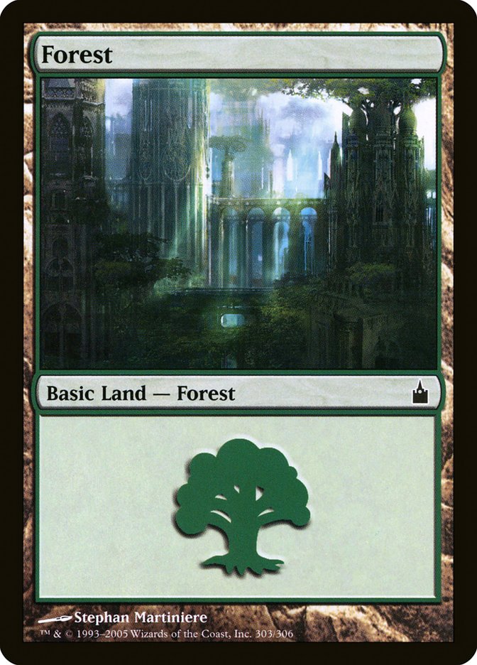 Forest (303) [Ravnica: City of Guilds] | Galaxy Games LLC