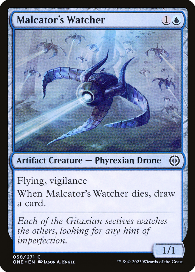 Malcator's Watcher [Phyrexia: All Will Be One] | Galaxy Games LLC